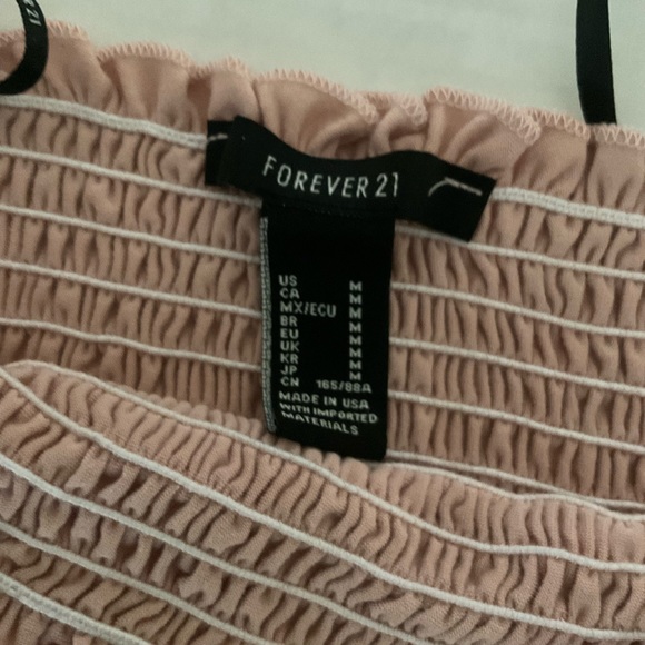 Pink Ruched Tube Top - Picture 2 of 2